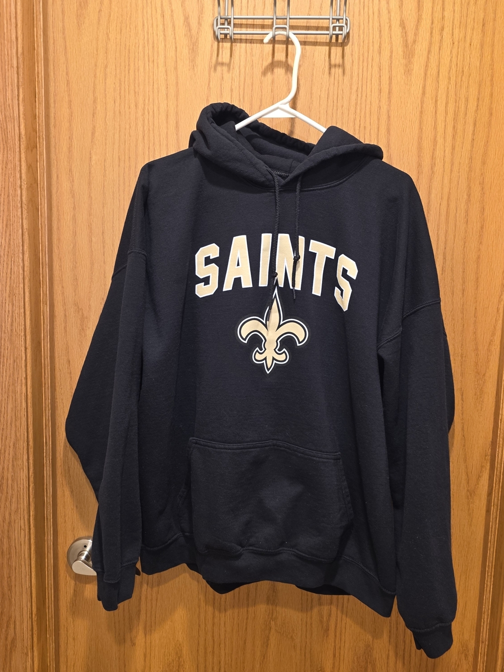 NFL Black and Gold Saints Pullover Hoodie